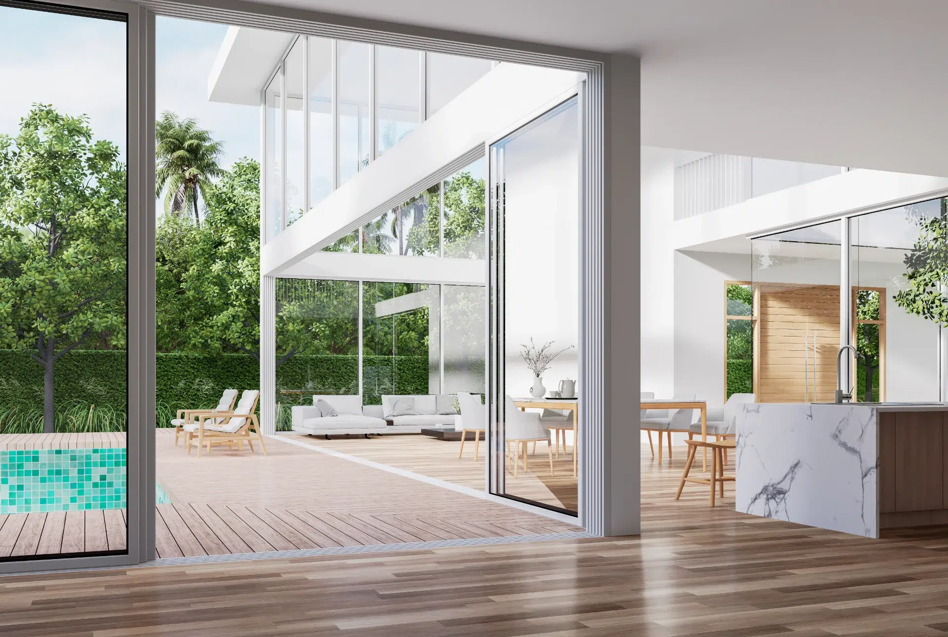 VLX 138 Panoramic Sliding Door in Orlando, FL | Westlight Windows Orlando - detail 1